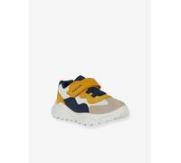 Geox Baby Ciufciuf Boy B Sneaker, Taupe Ochre Yellow, 6 UK Child
