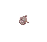 CIUFEWEK E 925 Sterling Silver Elegant Women's Ring Pear Cut Pear Cut Halo Cubic Zirconia Promise Ring CZ Shiny Classic Eternal Engagement Wedding Ring, US Code 9, Sterling Silver