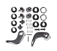 Ciuouient (Right+Left) Locking Vent Window Handle Chrome Pair Set Compatible with 80-86 Chevrolet C10/K10,75-93 Chevrolet G20/G30,80-86 Chevrolet C20/K20/K30/C30
