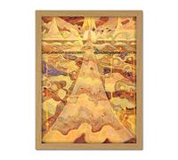 Ciurlionis Sonata Stars Abstract Painting Large Framed Art Print Poster Wall Decor 18x24 in