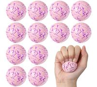 Civaner 24 Pcs Kpop Theme Lightning Crack Mini Baseball Stress Balls Party Favors Gift Foam Sports Balls Small Squeeze Anxiety Bulk for Players Coach Birthday Party Supplies (Pink, Kpop Themed)