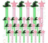 Civaner 36pcs Bubble Wands for Blue Dog Party Favor Bubble Maker Indoor Outdoor Activity, Themed Birthday, Wedding, Prizes Goodie Bag Stuffers Gifts (Witches Party)