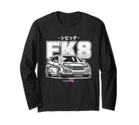 Civic Type R FK 8 Japanese Car Long Sleeve T-Shirt