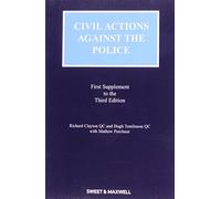 Civil Actions against the Police (1st Supplement)