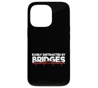 Civil Engineer Bridge Building Easily Distracted By Bridges Case for iPhone 13 Pro