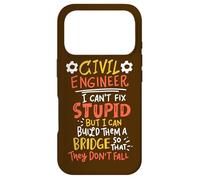Civil Engineer Build Bridge Funny Construction Engineering Case for iPhone 17 Pro