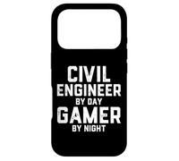 Civil Engineer By Day Gamer By Night Real Civil Engineering Case for iPhone 17 Pro