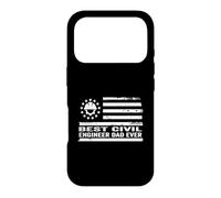 Civil Engineer Civil Engineering US American Flag Patriotic Case for iPhone 17 Pro
