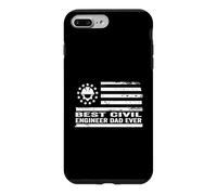 Civil Engineer Civil Engineering US American Flag Patriotic Case for iPhone 7 Plus/8 Plus