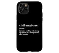 Civil Engineer Definition Building Construction Engineering Case for iPhone 11 Pro