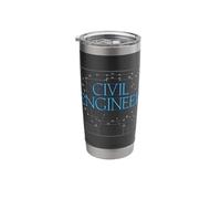 Civil Engineer Engineering Students Lover Civil Engineer Stainless Steel Insulated Tumbler