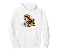 Civil Engineer Field Site Hard Hat Boots Construction Scene Pullover Hoodie