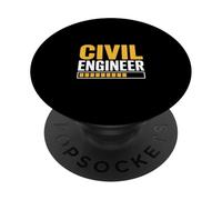 Civil Engineer In Progress Funny Saying PopSockets Adhesive PopGrip