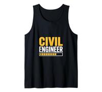 Civil Engineer in Progress Funny Saying Tank Top