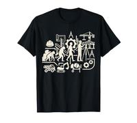 Civil Engineering Evolution Construction Surveyor Job Work T-Shirt
