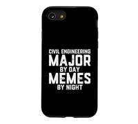 Civil Engineering Major Day Memes Night Structural Engineer Case for iPhone SE (2020) / 7/8