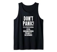 Civil Engineering Project Designer Tank Top