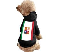 Civil Ensign of Italy Flag Cute Dog And Cat Clothes Pet Hoodie Sweatshirt Pullover Sweater Coat