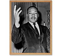 Civil Rights Leader Martin Luther King Junior Photo Unframed Wall Art Print Poster Home Decor Premium
