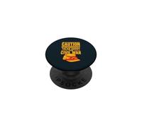 Civil War Enthusiast Living History Reenactor PopSockets Adhesive PopGrip