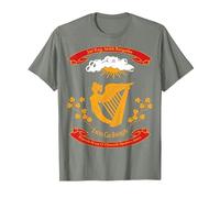 Civil War Era 1st Irish Brigade Flag T-Shirt, Men, Olive Heather, XX-Large