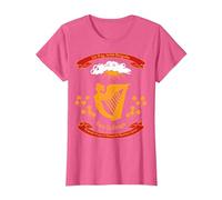 Civil War Era 1st Irish Brigade Flag T-Shirt, Women, Pink Heather, Medium