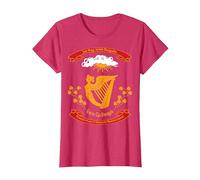 Civil War Era 1st Irish Brigade Flag T-Shirt, Women, Red Heather, X-Small