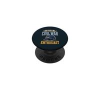 Civil War Reenactment Enthusiast Reenactor PopSockets Adhesive PopGrip