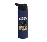 Civil War Reenactor Weekend Stainless Steel Insulated Water Bottle