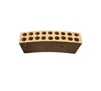 Civil War Replica Wooden Cartridge Block, 18 Round Capacity, Natural Wood