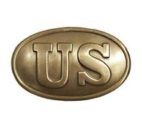 Civil War Us Union Army Brass Belt Buckle