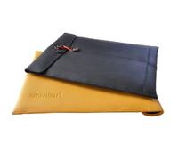 CivilianLab Manila-11 Leather Sleeve For Macbook Air 11" - Black