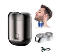Civilizek Shaver, Civilized Electric Shaver, 2025 New Upgrade Pocket Shaver USB Mini Shavers, Pocket USB Mini Shavers for Men, Rechargeable Waterproof Compact Electric (Gun Gray)
