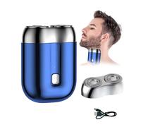 Civilizek Shaver, Civilized Electric Shaver, 2025 New Upgrade Pocket Shaver USB Mini Shavers, Pocket USB Mini Shavers for Men, Rechargeable Waterproof Compact Electric (Blue)