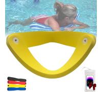 Civilizek Water Recliner, Float-N-Fold Water Chair,Water Recliner Chair, Pool Noodle Chairs, Chair Float for Swimming Pool (Yellow)