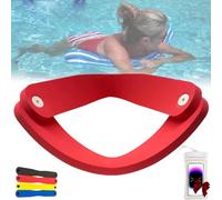 Civilizek Water Recliner, Float-N-Fold Water Chair,Water Recliner Chair, Pool Noodle Chairs, Chair Float for Swimming Pool (Red)