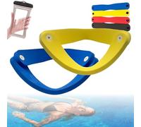 Civilizek Water Recliner, Grandfloats Float-N-Fold Water Chair, 3 in 1 Floating Chairs for Lake, Summer Stable Floating Party Seats, Pool Noodle Chairs for Adults, Endless Relaxation(Blue+Yellow)
