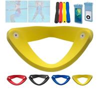 Civilizek Water Recliner, Grandfloats Float-N-Fold Water Chair, with 2 Waterproof Bag, Civilized 3-in-1 Floating Chair One Float, Waters Recliner Beach Chairs for Sitting in the Waters Swim(Yellow)