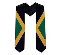 Civilos Unisex Flag Graduation Stole Flag Graduation Sash Honor Stole for Graduation Students, Jamaica Flag, 72 Inch