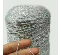 CIVIOOH 50g/ball Gold Silver Wool Cotton Metallic Yarn Skein Crochet Thread Glitter Hand-woven Craft Bag