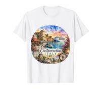 Civitavecchia, Italy, Gateway to Rome, Cruise Destination Value Graphic T-Shirt, Men, White, S