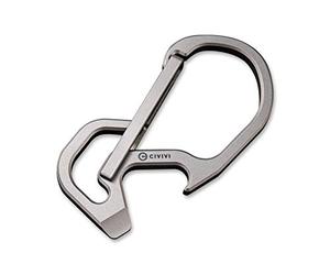 CIVIVI Unisex - Adult Click Titanium Gray Multitool, Grey, 5.8 cm