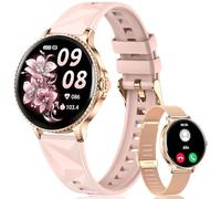 CIVO 41mm Rose Gold Smart Watch: Fitness Watches for Women Activity Tracker Step Counter - Bluetooth Call Smartwatch for Android iOS
