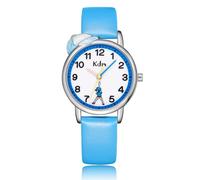 CIVO Analogue Kids Watch for Boys: Learn Time Girls Watch Presents - Waterproof Childrens Watch Gifts for 5 6 7 8 Years Old Boys Blue Baseball