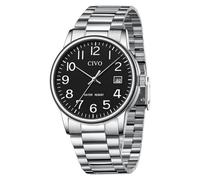 CIVO Black Mens Watches Stylish: Easy Read Big Numbers