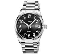 CIVO Easy Read Watches for Men: Analog Big Numbers Luminous Hands Date