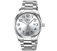 CIVO Easy Read Watches for Men: Analog Big Numbers Luminous Hands Date