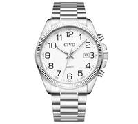 CIVO Large Numbers Watches for Men: Clear Face for Middle-Aged and Elderly Men with Weakened Eyesight to Quickly Read The Time - Home & Walks Outdoors