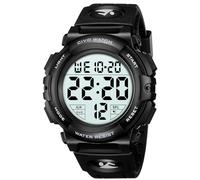 CIVO Mens Digital Sport Watches: Black Large Face Easy Read 50M Resistan - Backlight Stopwatch Date Rugged Gift for Dad Elderly People with Poor Eyesight