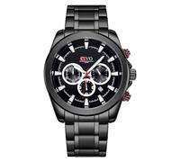 CIVO Mens Quartz Chronograph Watch: Stainless Steel Strap Three Subdials & Tachymeter - Sport Stylish Gift for Boyfriend Son 47mm